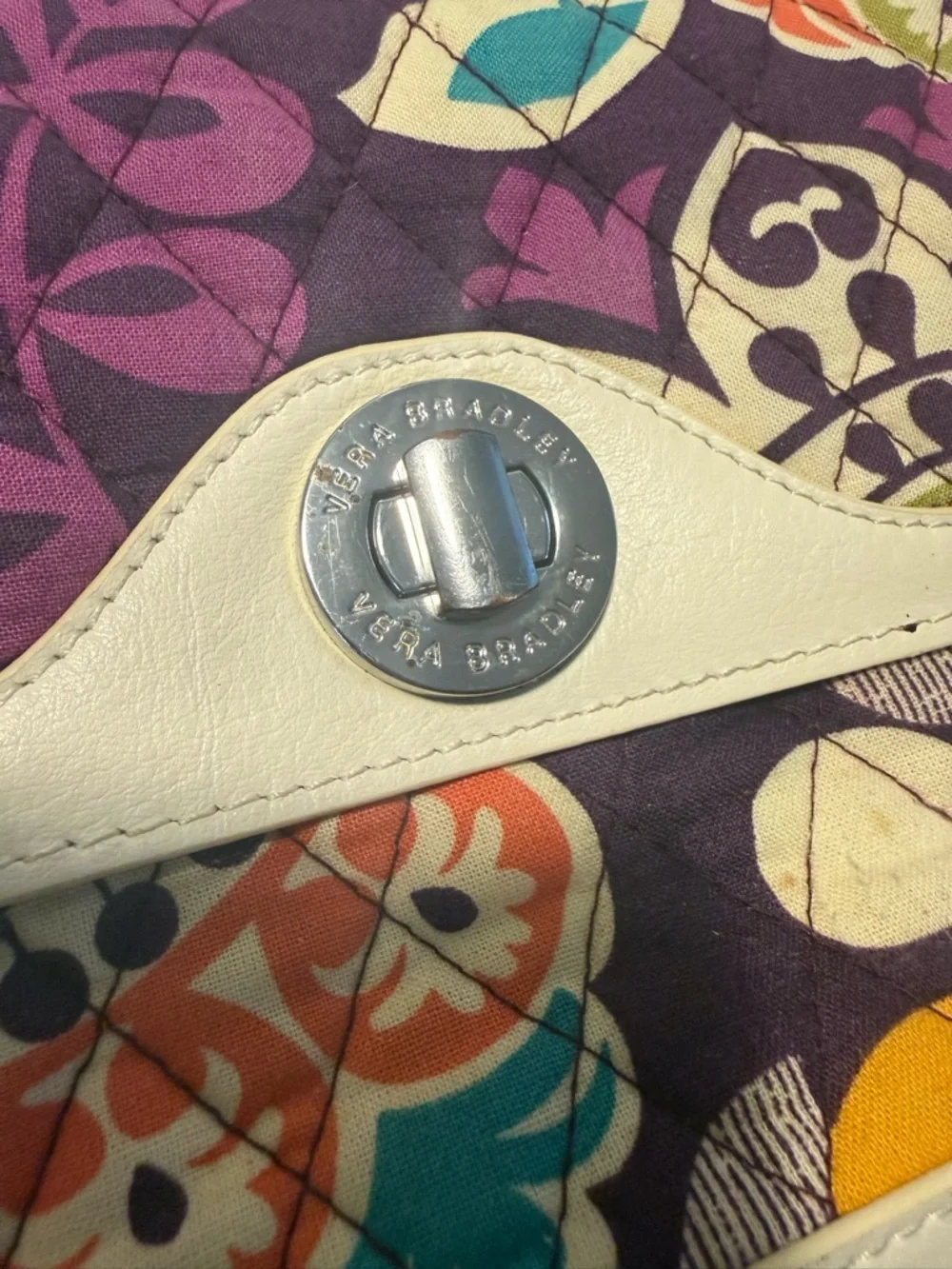 Vera Bradley Patricia Crossbody in Plum Crazy - Picture 6 of 6